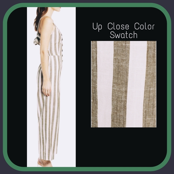 Anthropology J.O.A. Tie backing Linen - Picture 9 of 13